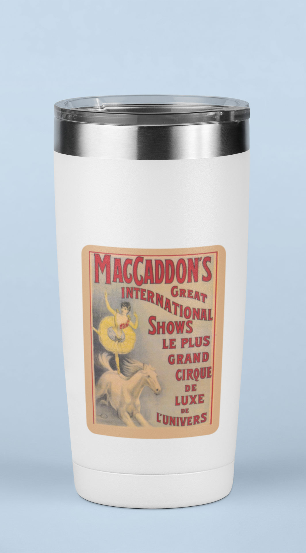 MacCaddon's Great International Shows Decal