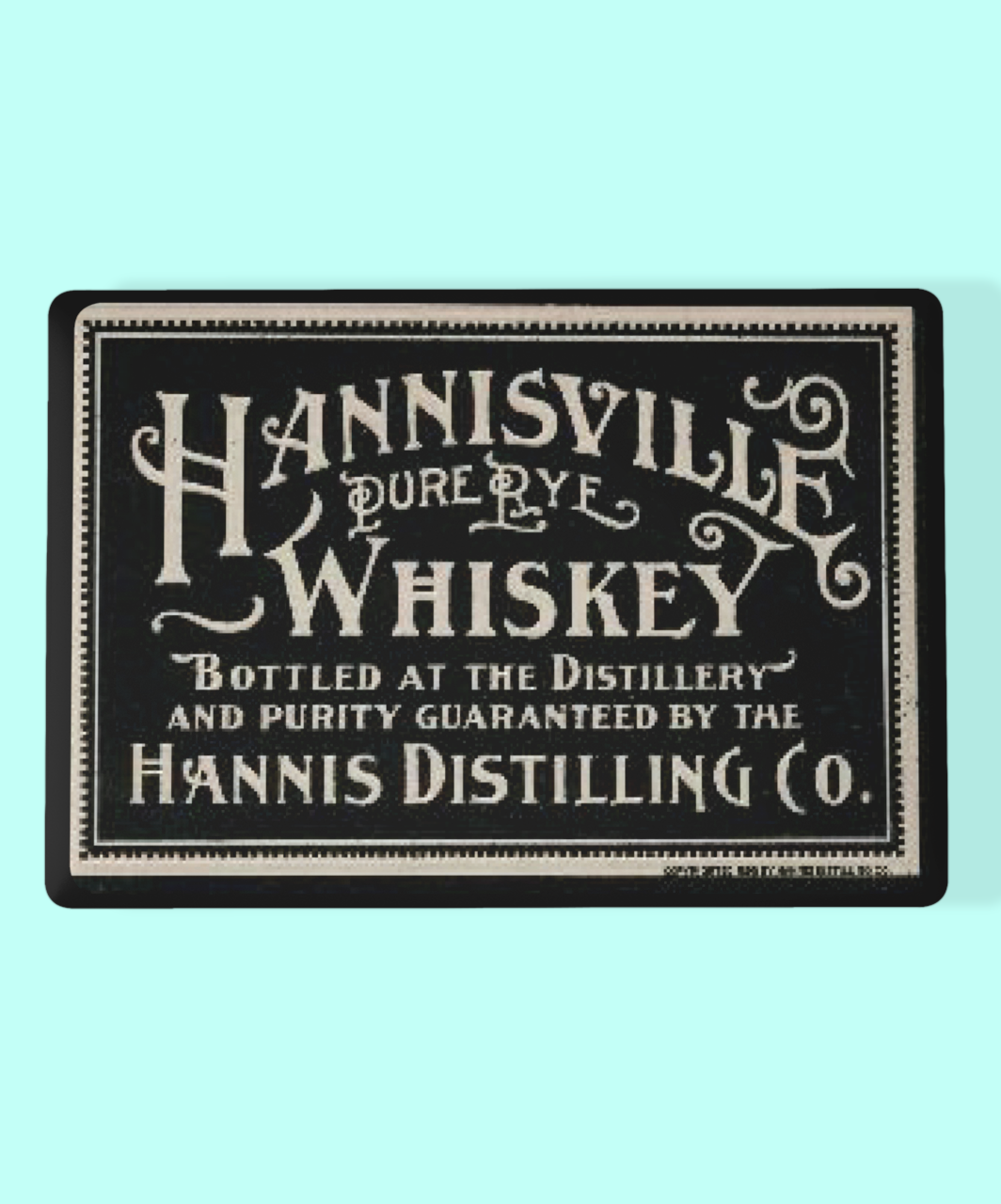 Hannisville Whiskey Decal