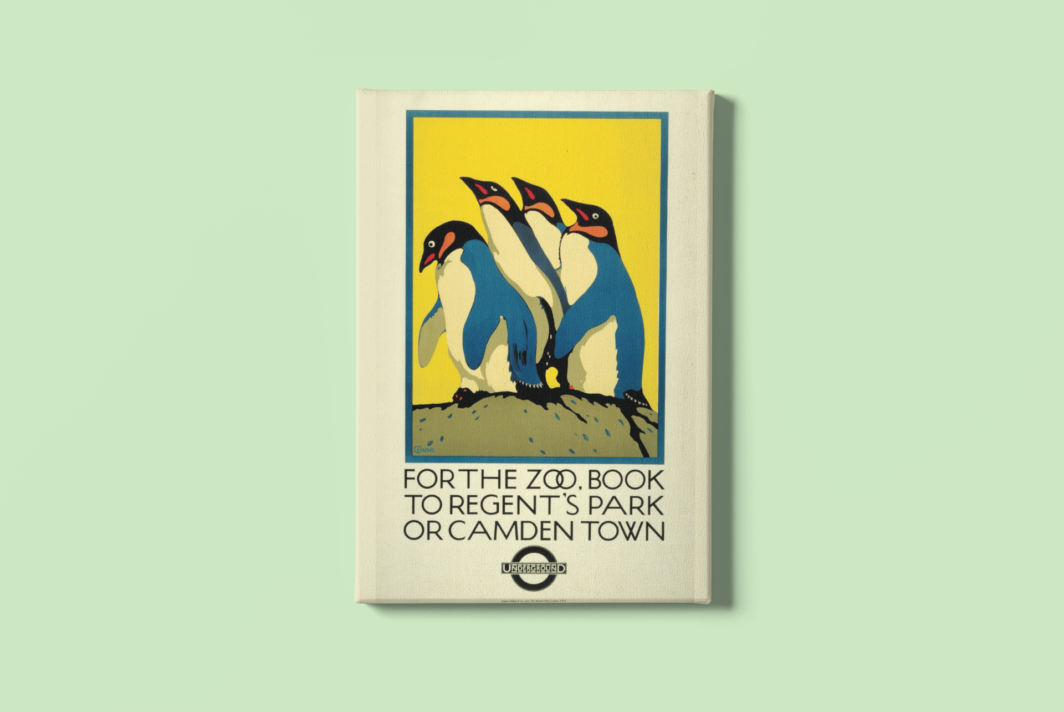 Underground Penguin Canvas